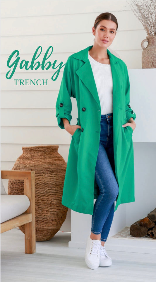 our Gabby trench coat