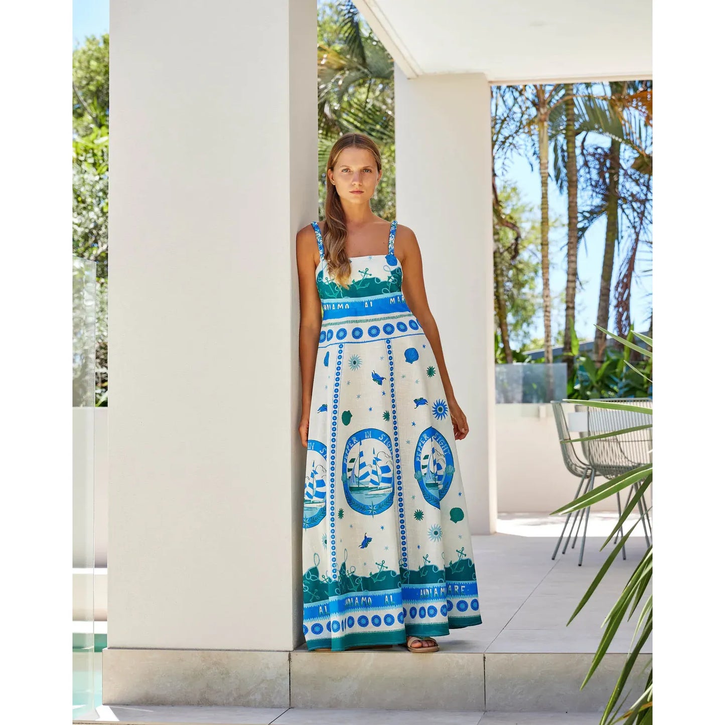 Sardinia Andiamo Cotton Maxi Dress