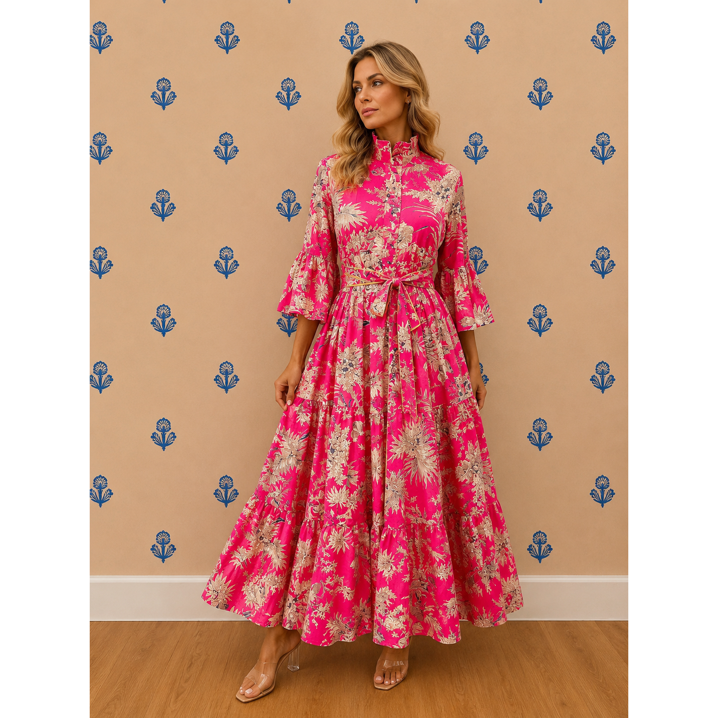 Magenta floral Lucy
