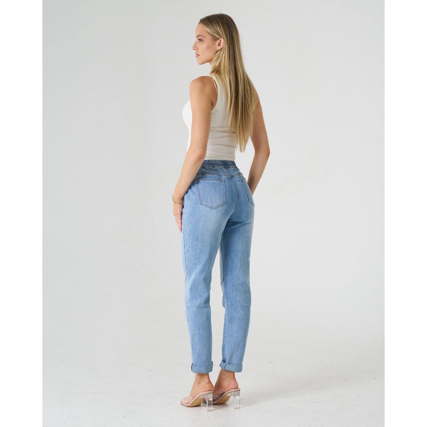 Ralph Denim Jogger Pants blue