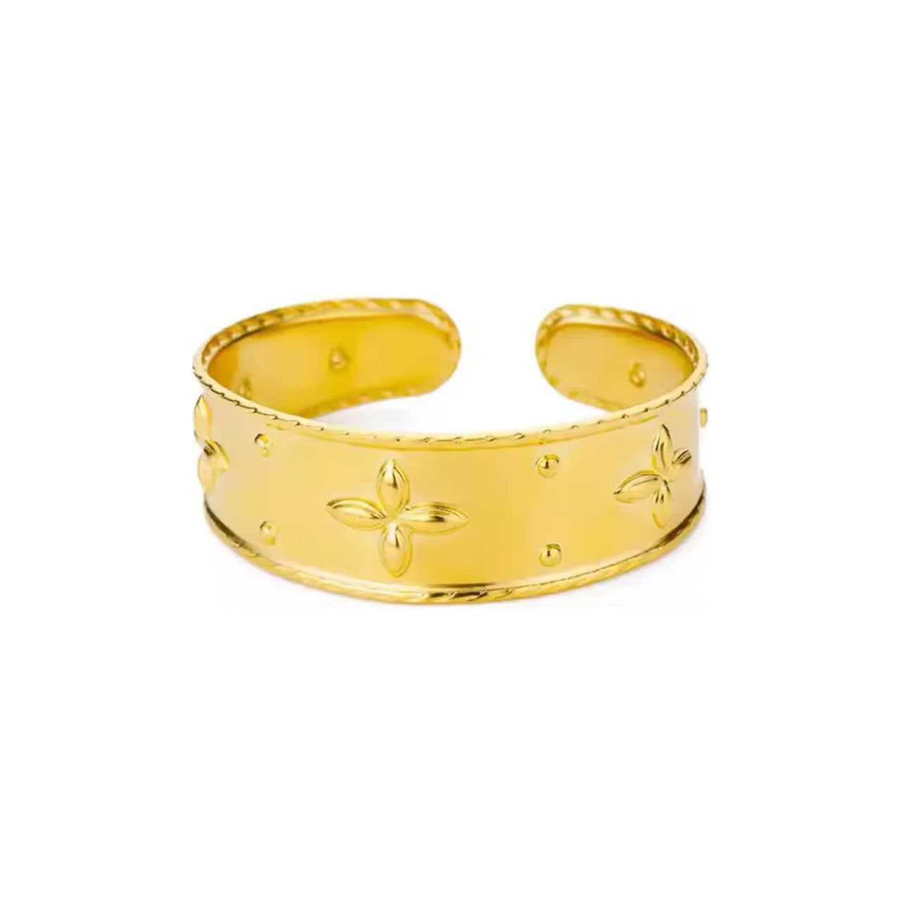 Dolce cuff Stainless steel gold plated cuff