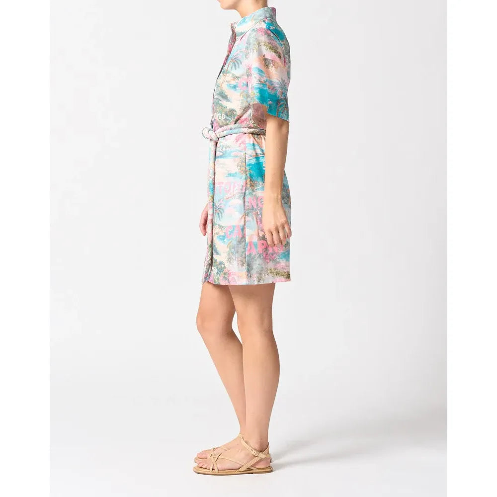 bora bora summer shirt dress side view