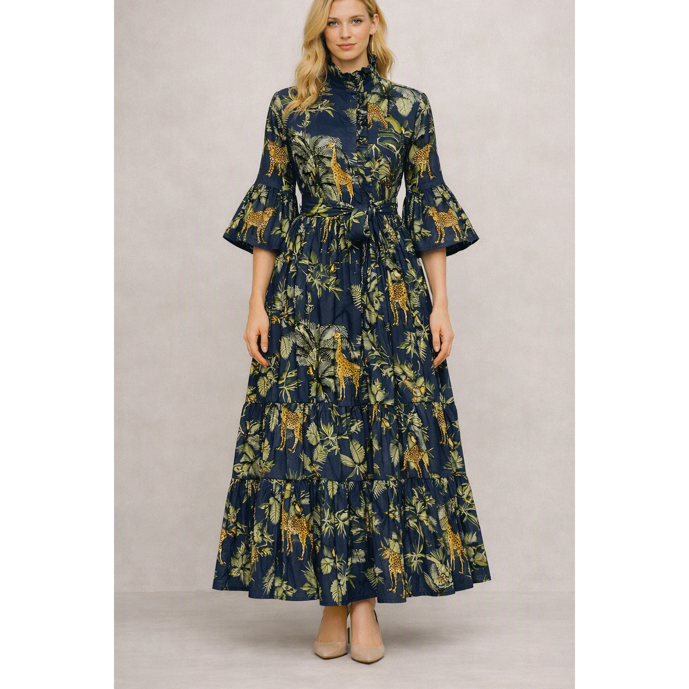 Navy safari Lucy dress