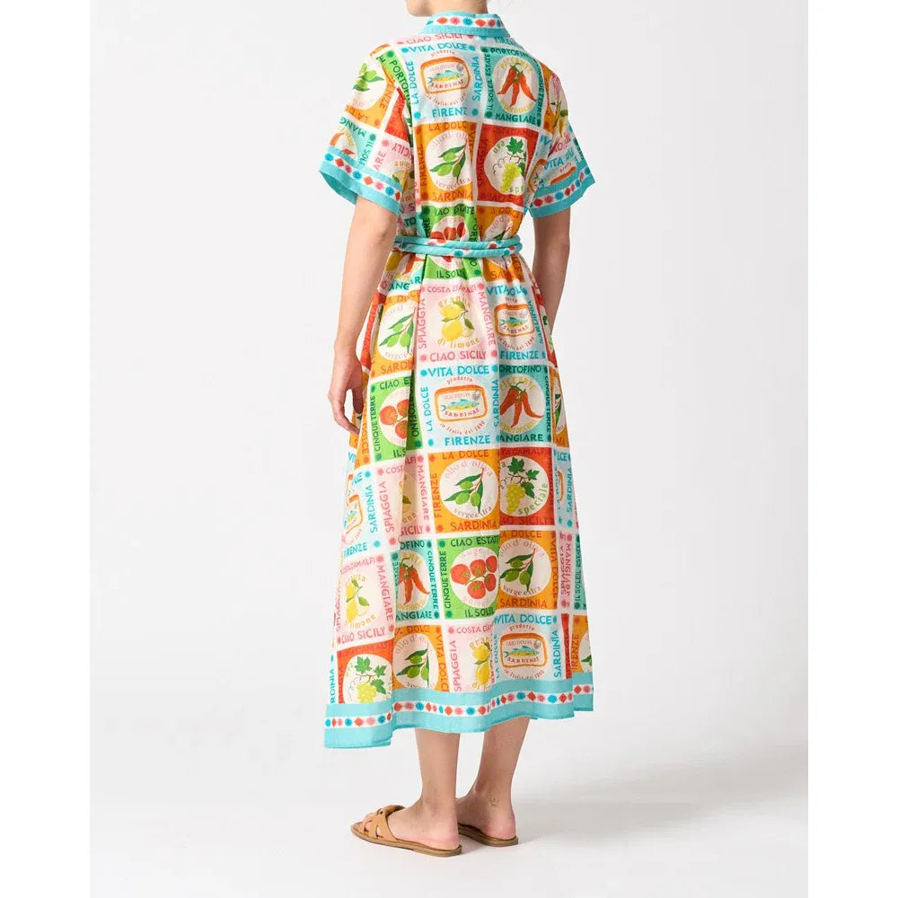 Cannes Maxi Summer Dress back view