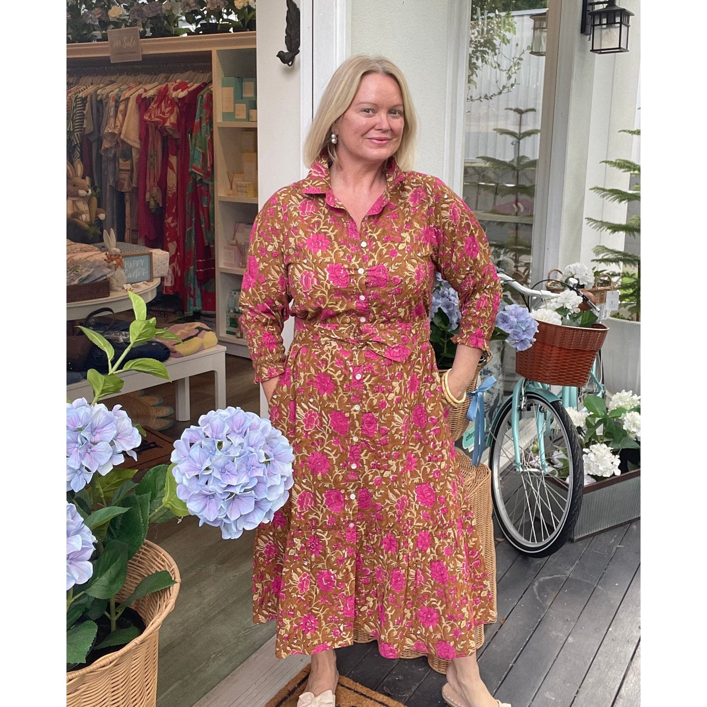 Elizabeth dress Feminine full-length sleeves