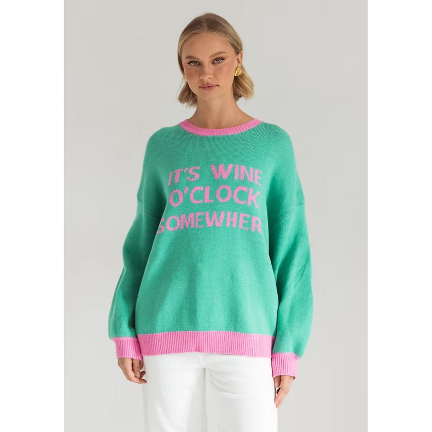 Wine o’clock knit