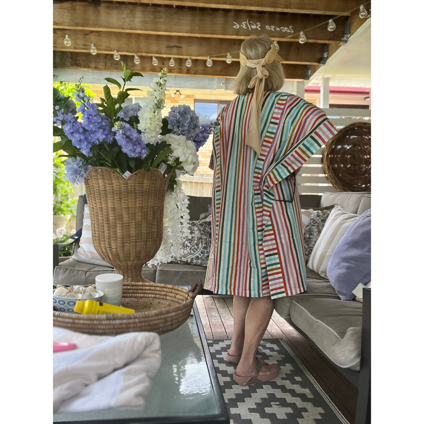 Rainbow Kaftan Short