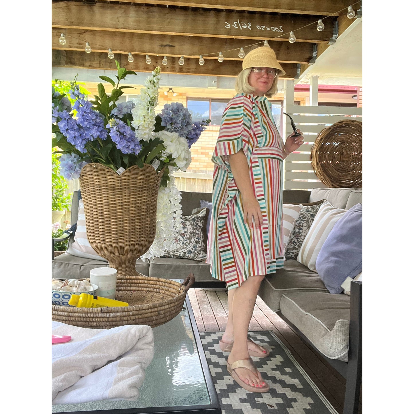 Rainbow Kaftan Short