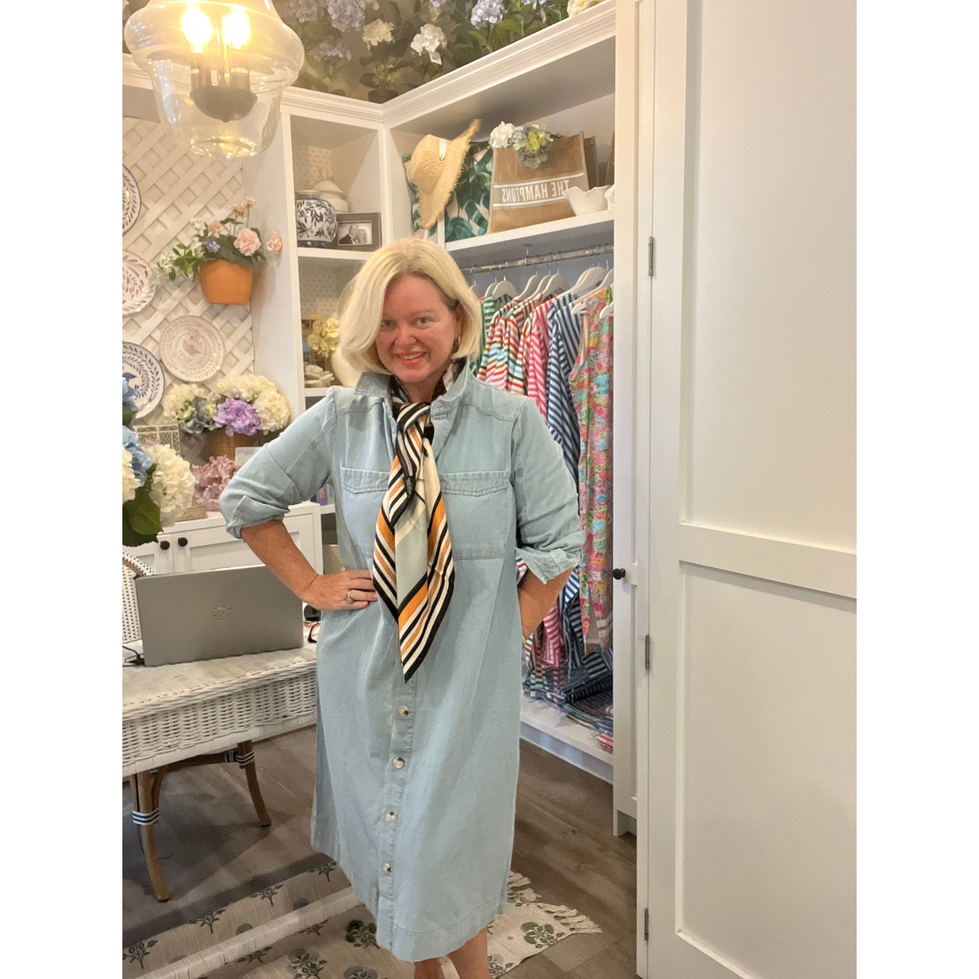 Samantha denim dress