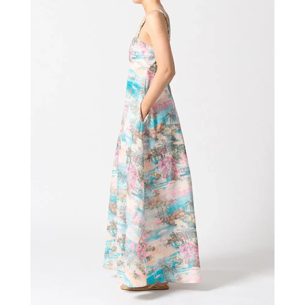 Sardinia Summer Maxi Dress side view