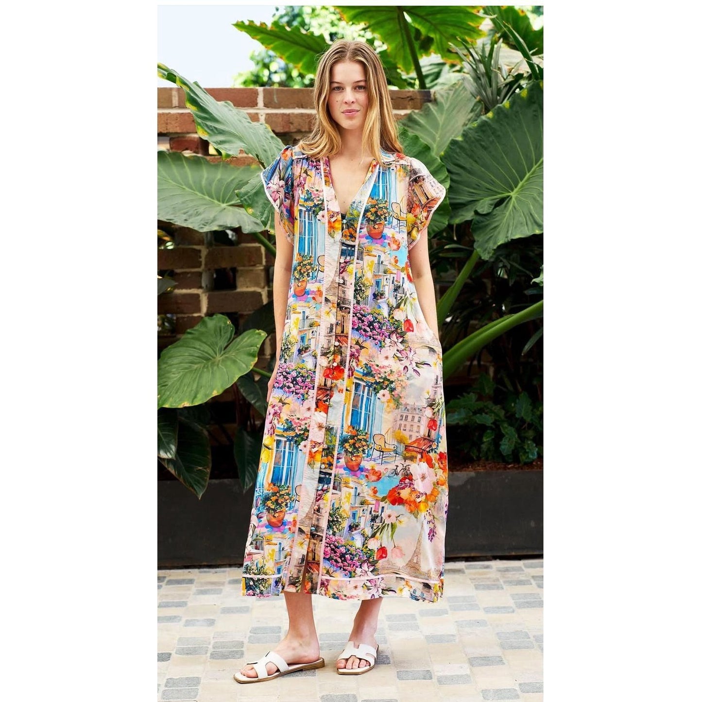Corinne Midi Dress front without belt