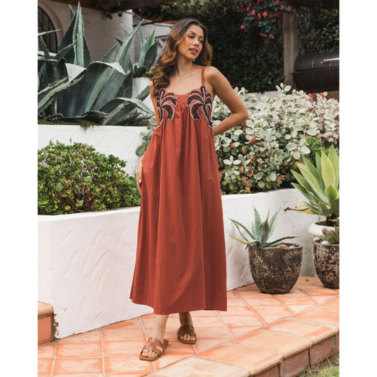 Palm Oasis Maxi Dress full look