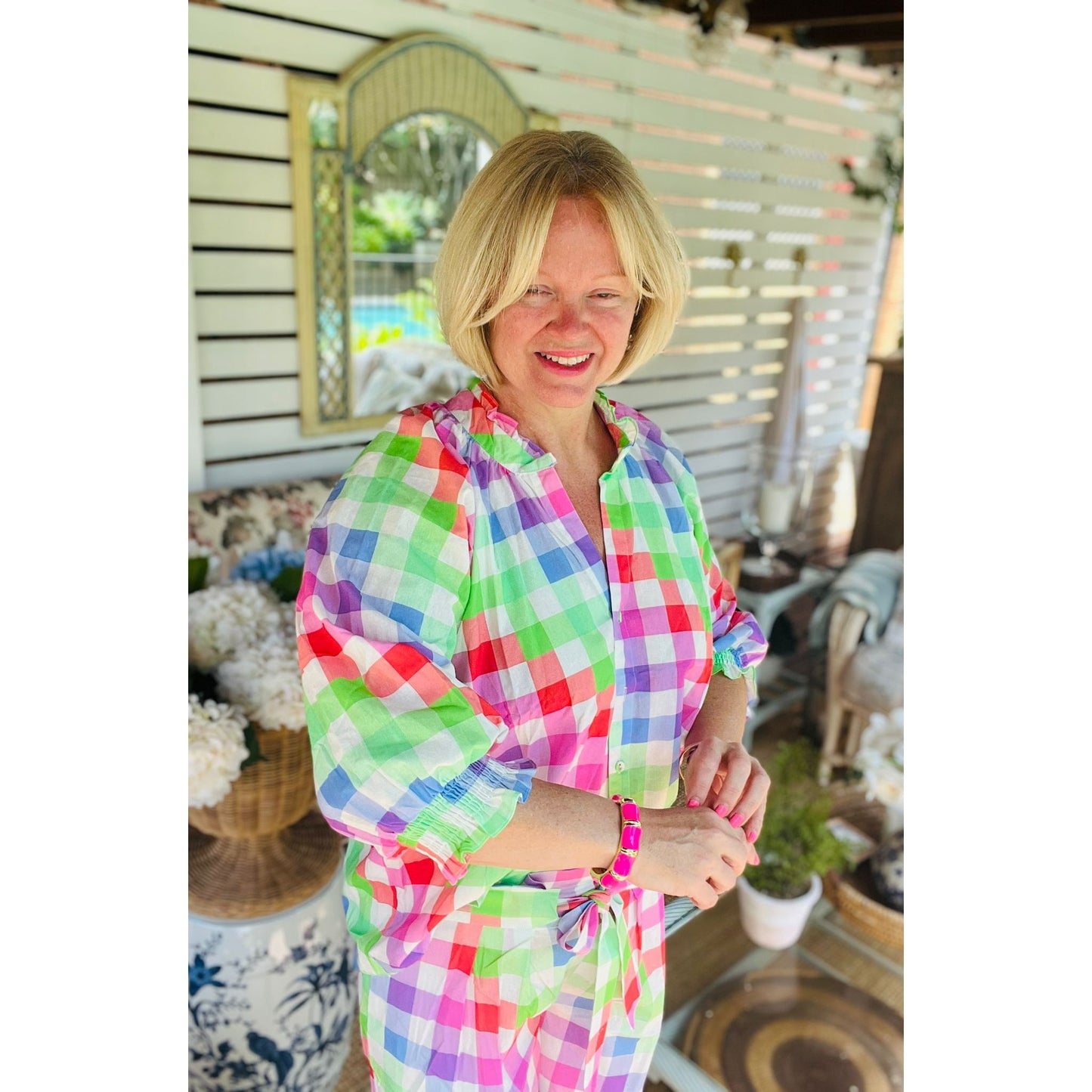 Maya Rainbow Top and Bottom Set