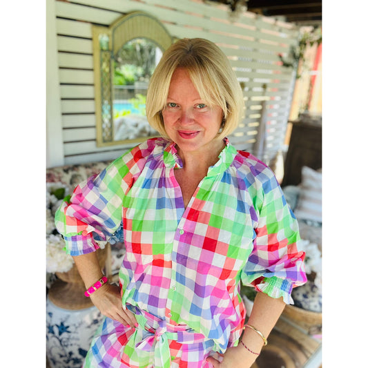 Maya Rainbow Top and Bottom Set