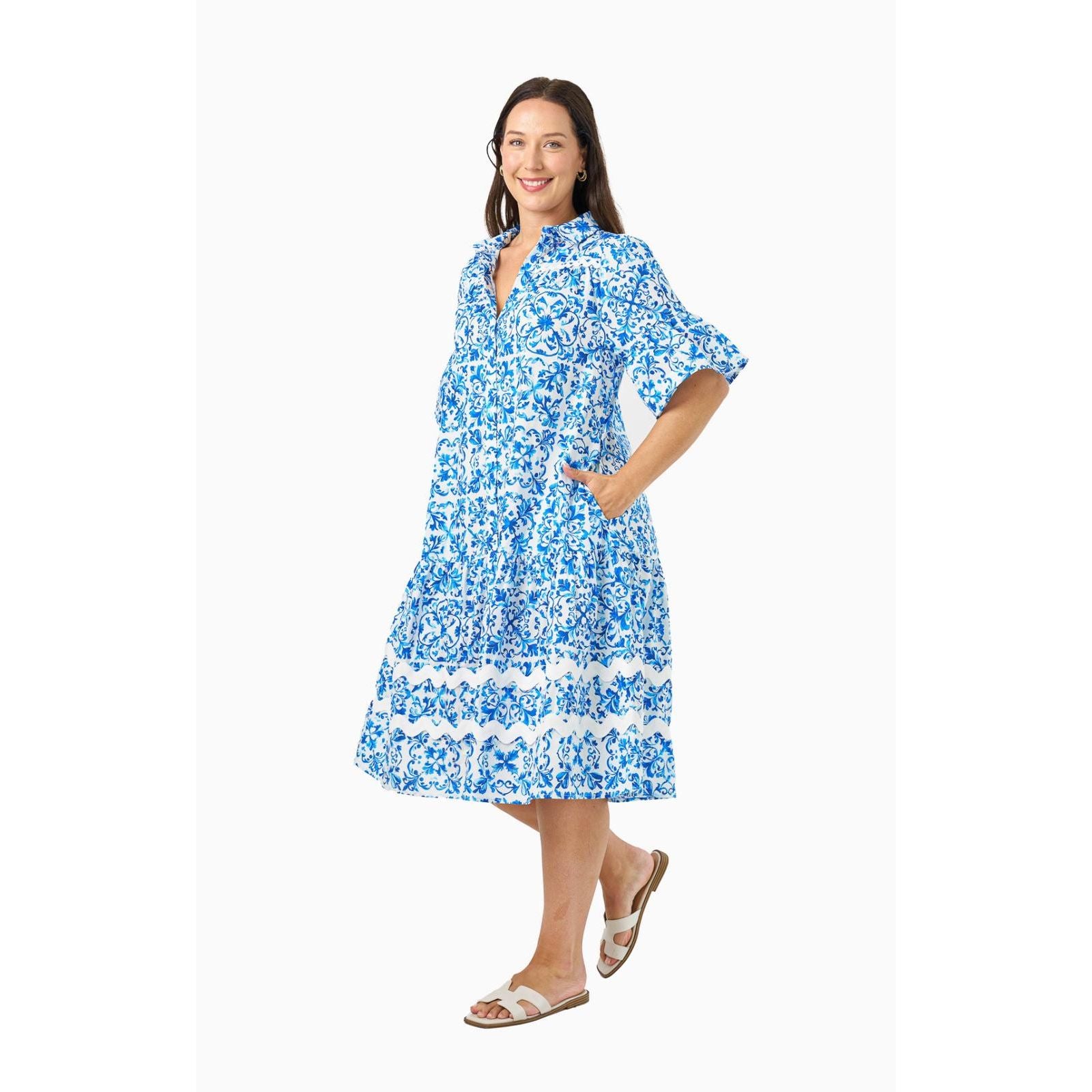 Beth Midi Cotton Dress