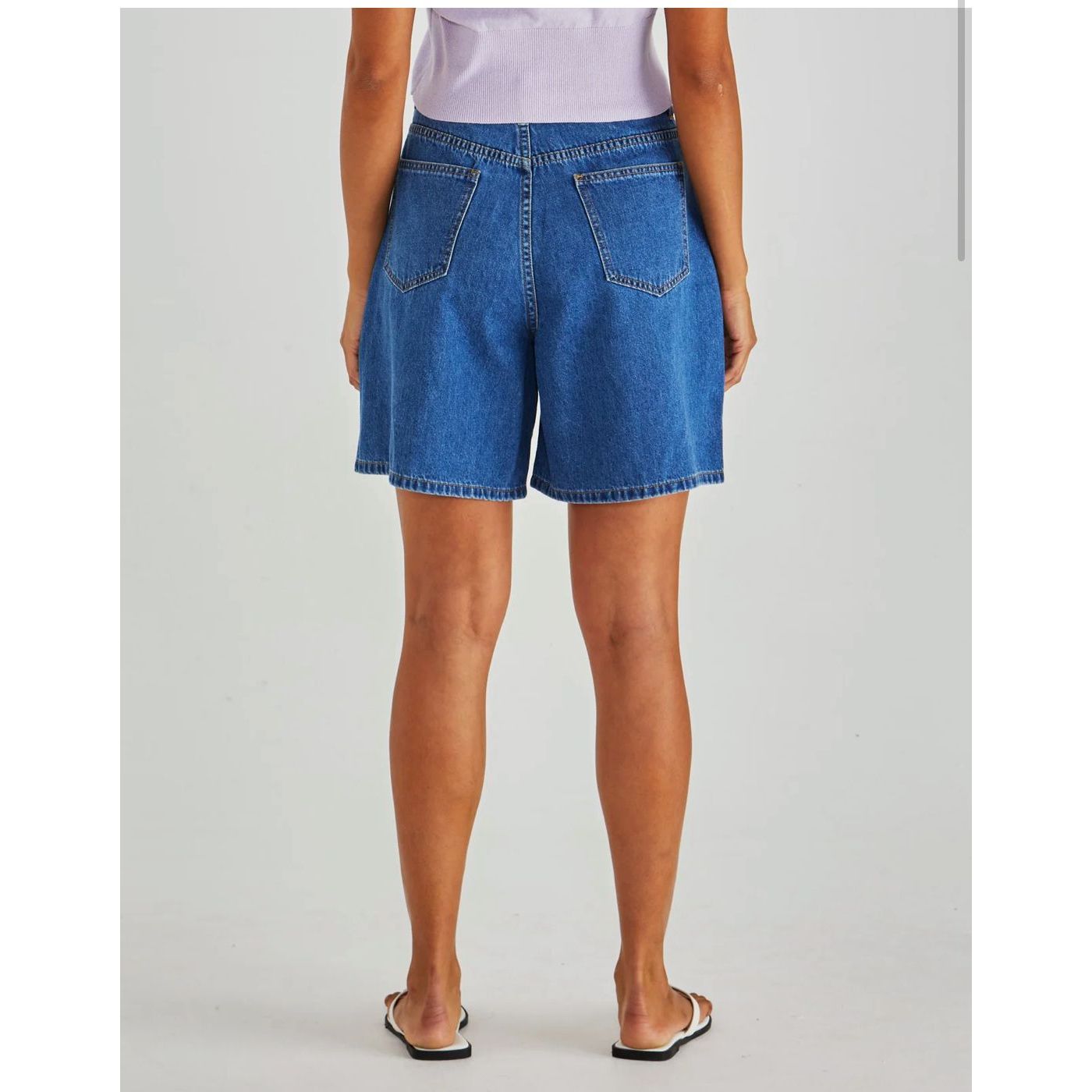 Sabine Denim Shorts back view