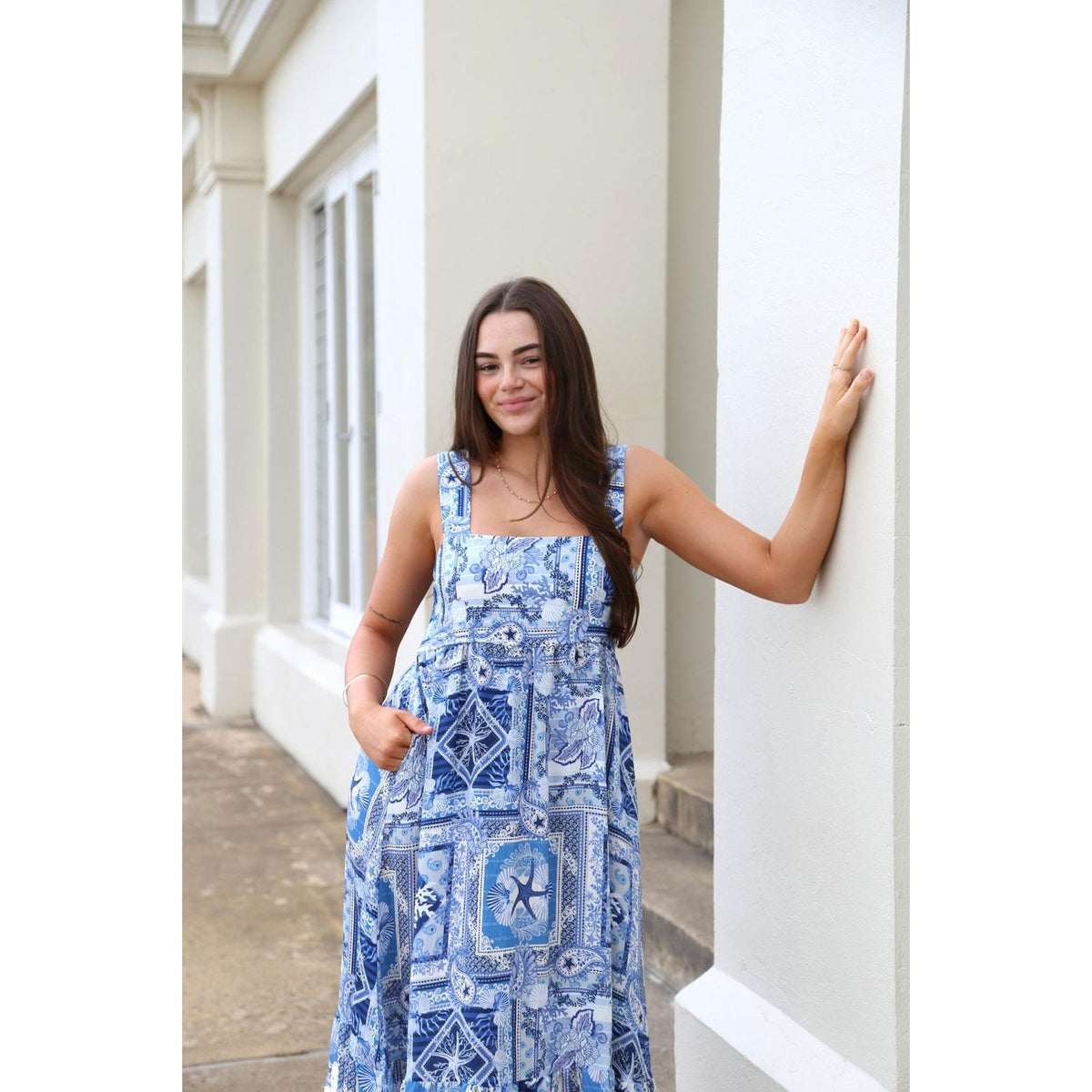 Coralie Seacove Sleeveless Maxi Dress