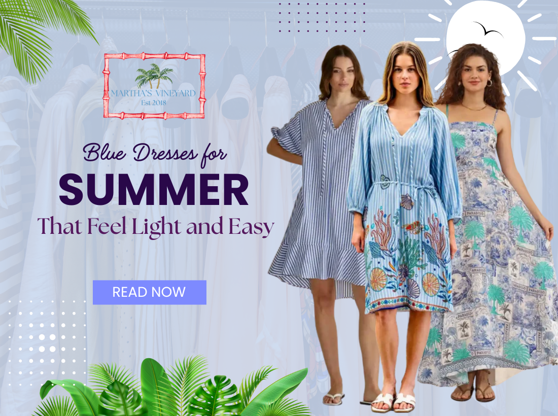 Blue Dresses for Summer Days That Feel Light and Easy | Martha's ...