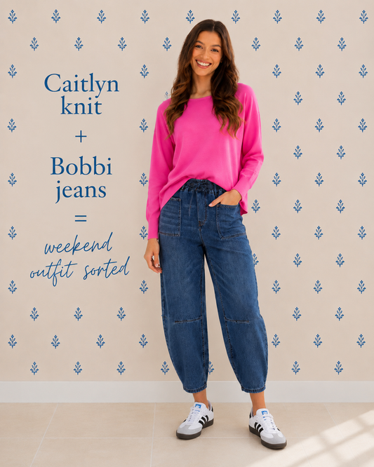 The Perfect Pairing of Warm Knits & Denim