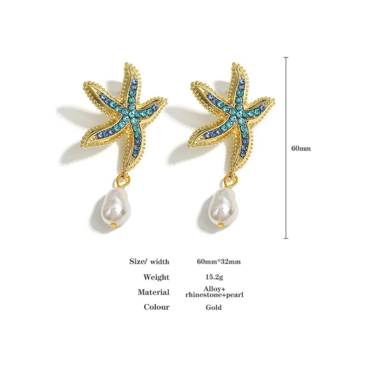 star fish earring