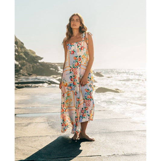 sunset maxi dress