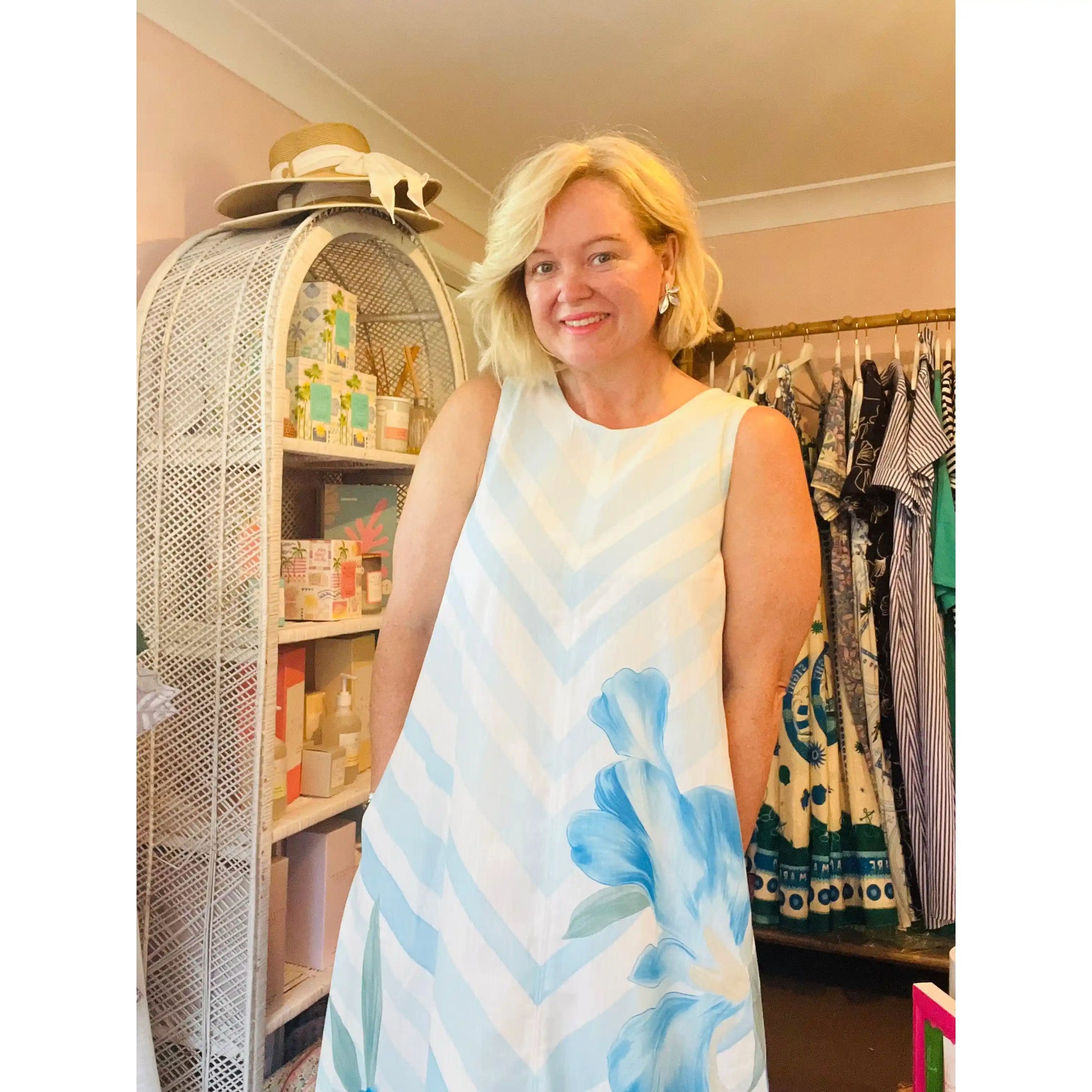 Mara Floral Botanical Maxi Dress