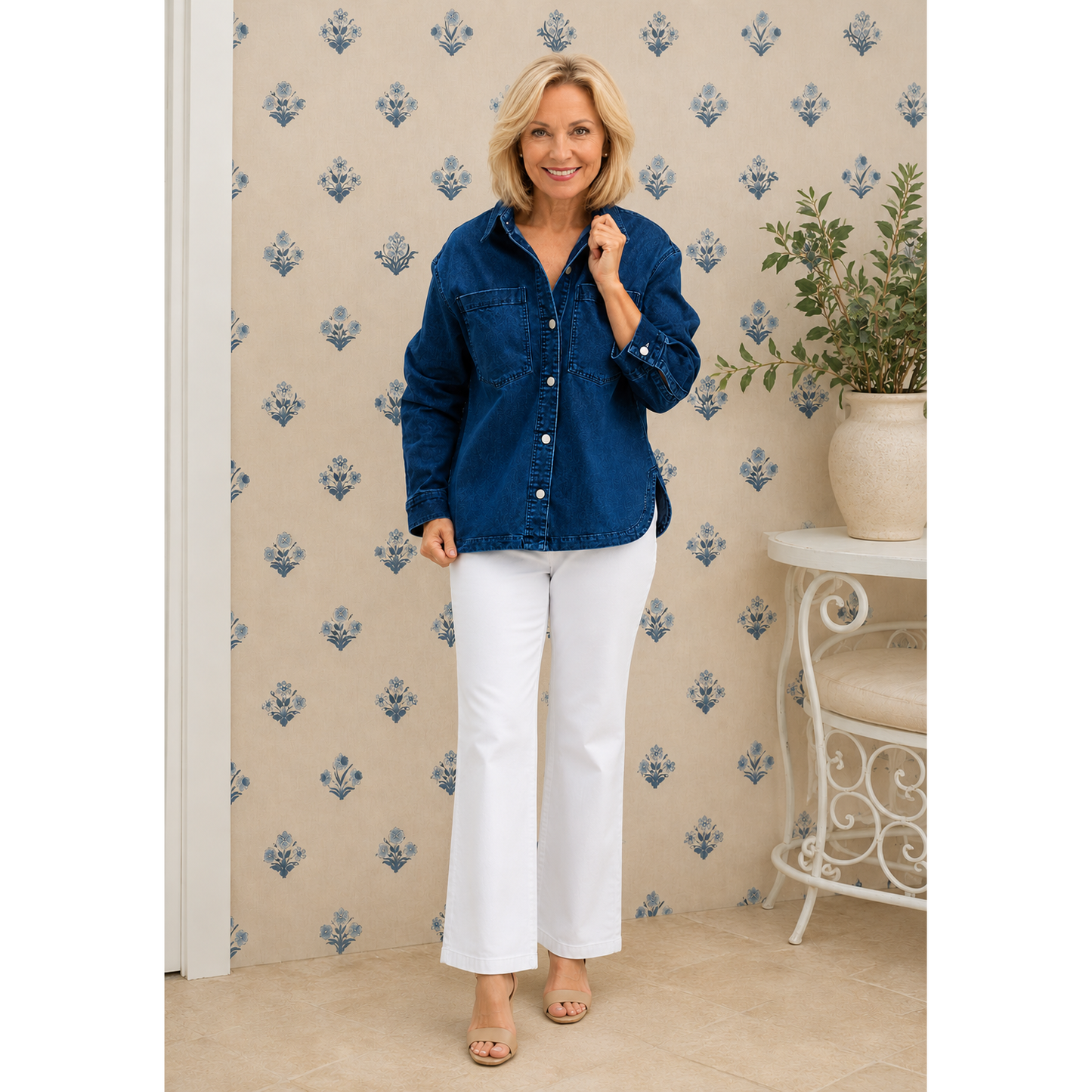 Theresa Denim Shacket