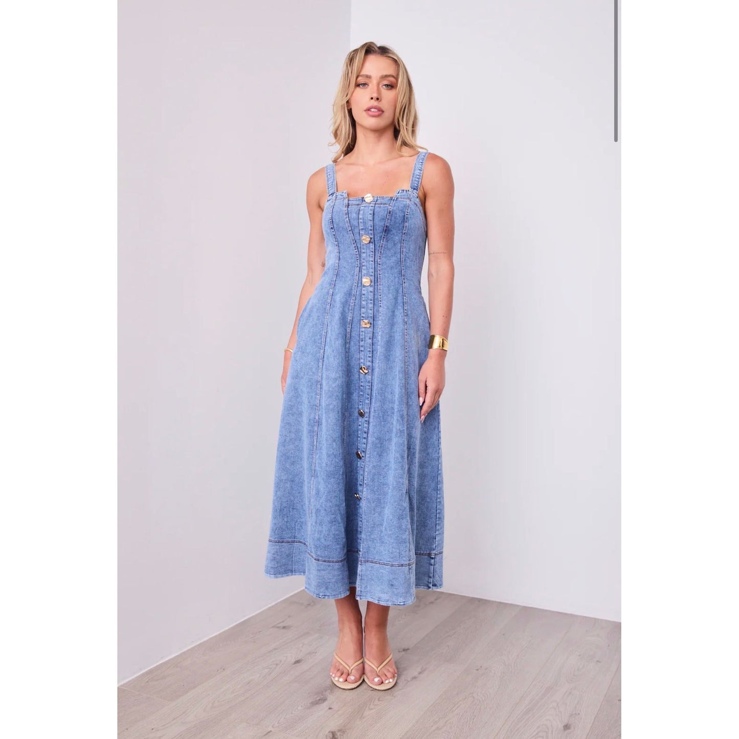 Niki denim dress