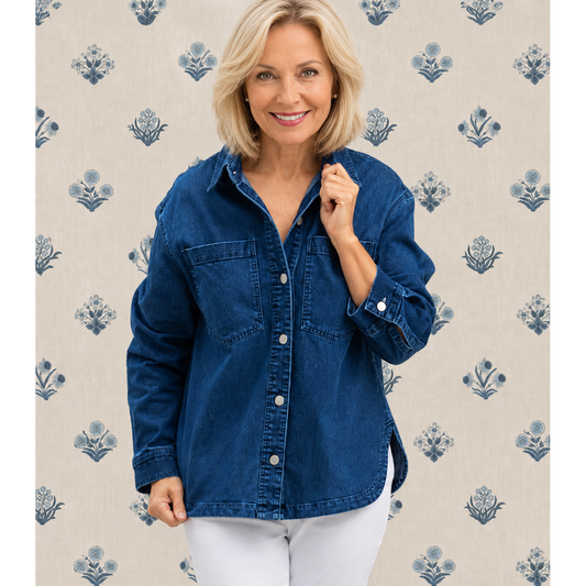 Theresa Denim Shacket