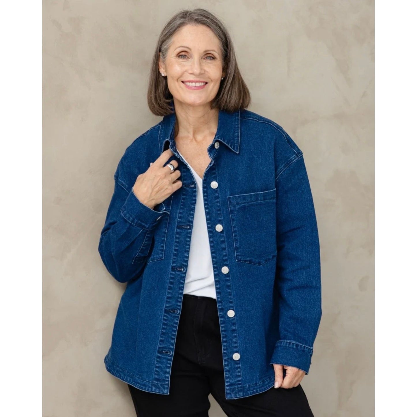 Theresa Denim Shacket
