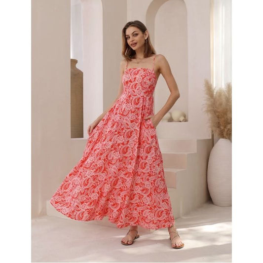 Luna red maxi