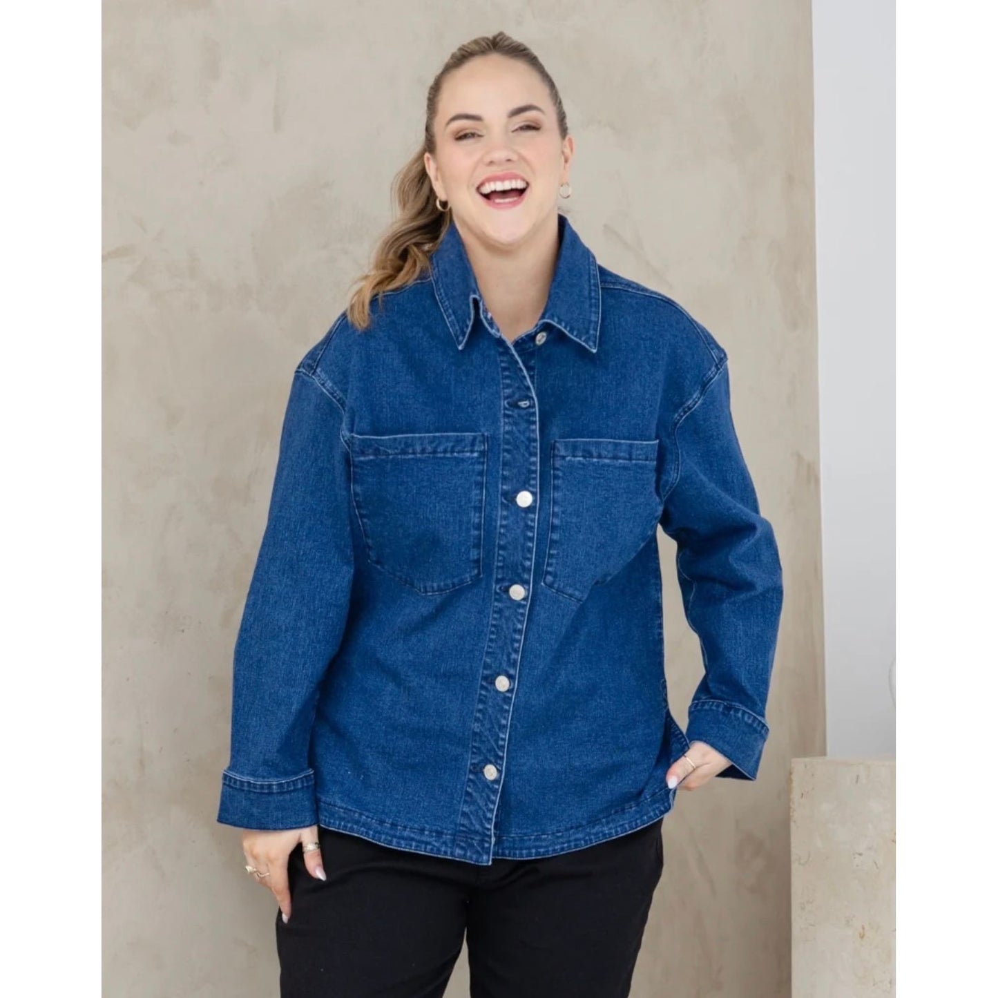 Theresa Denim Shacket