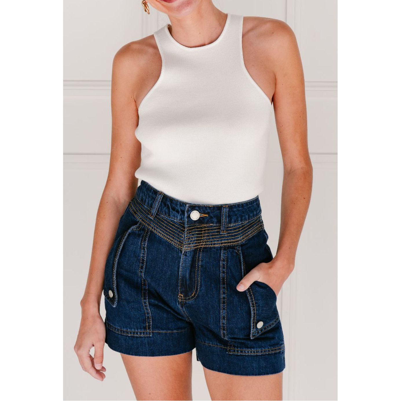 tamara denim shorts