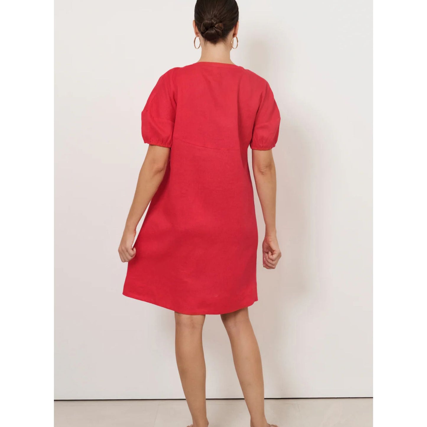 Back view linen Merry dress