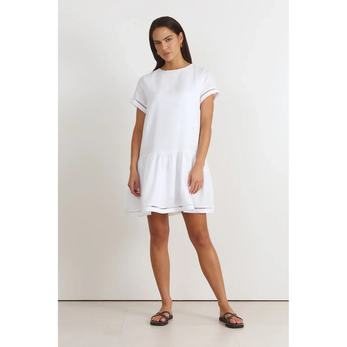Leonie Linen Short Dress
