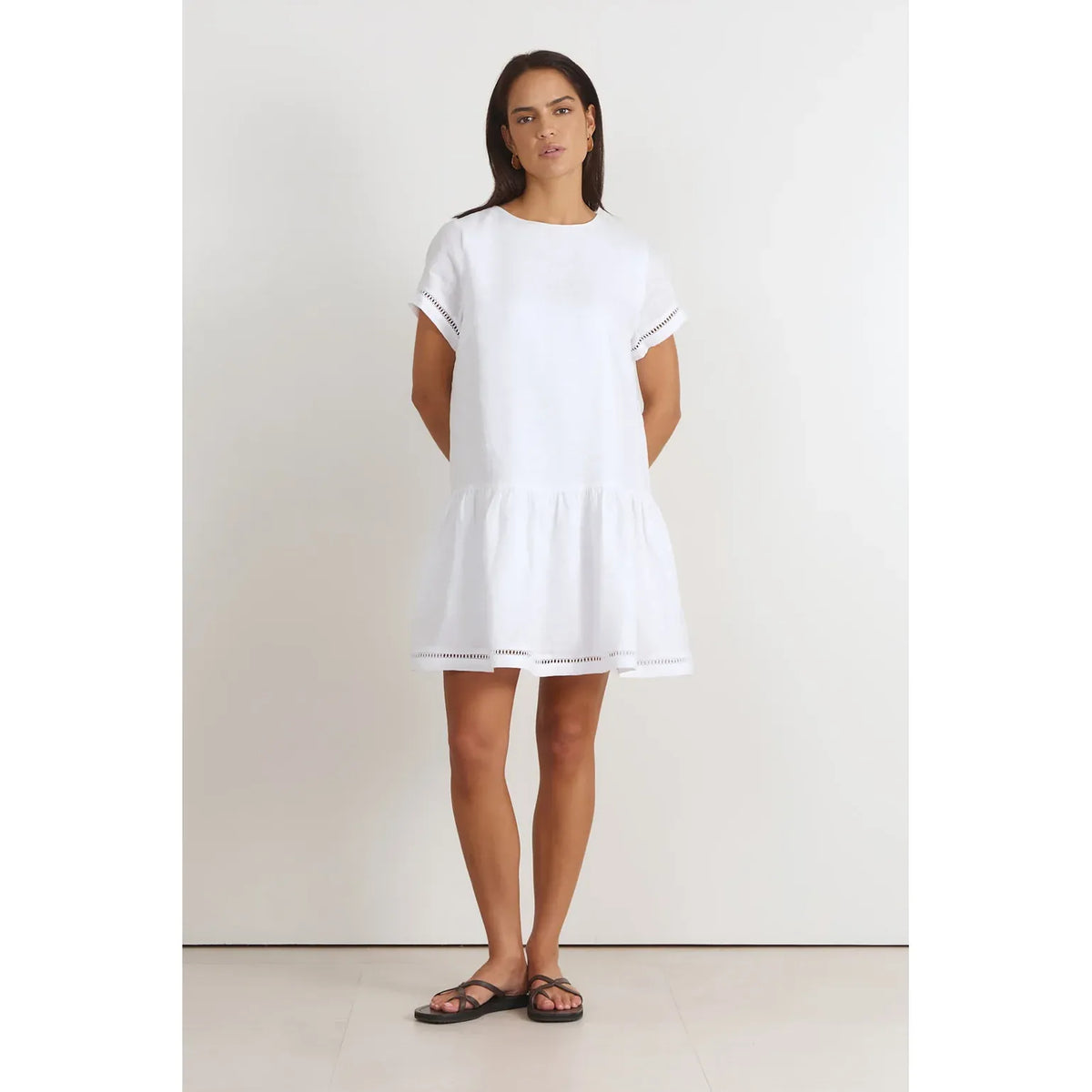 Leonie Linen Short Dress