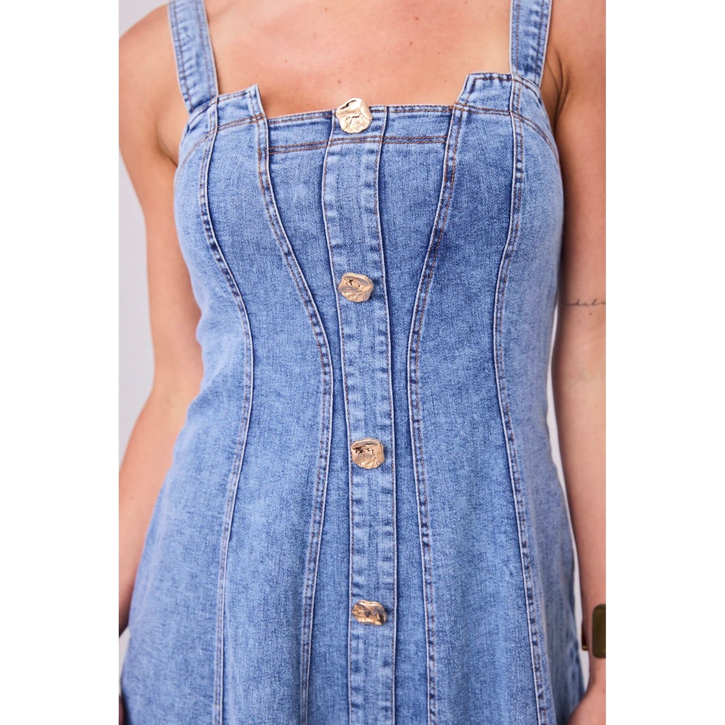 Niki denim dress