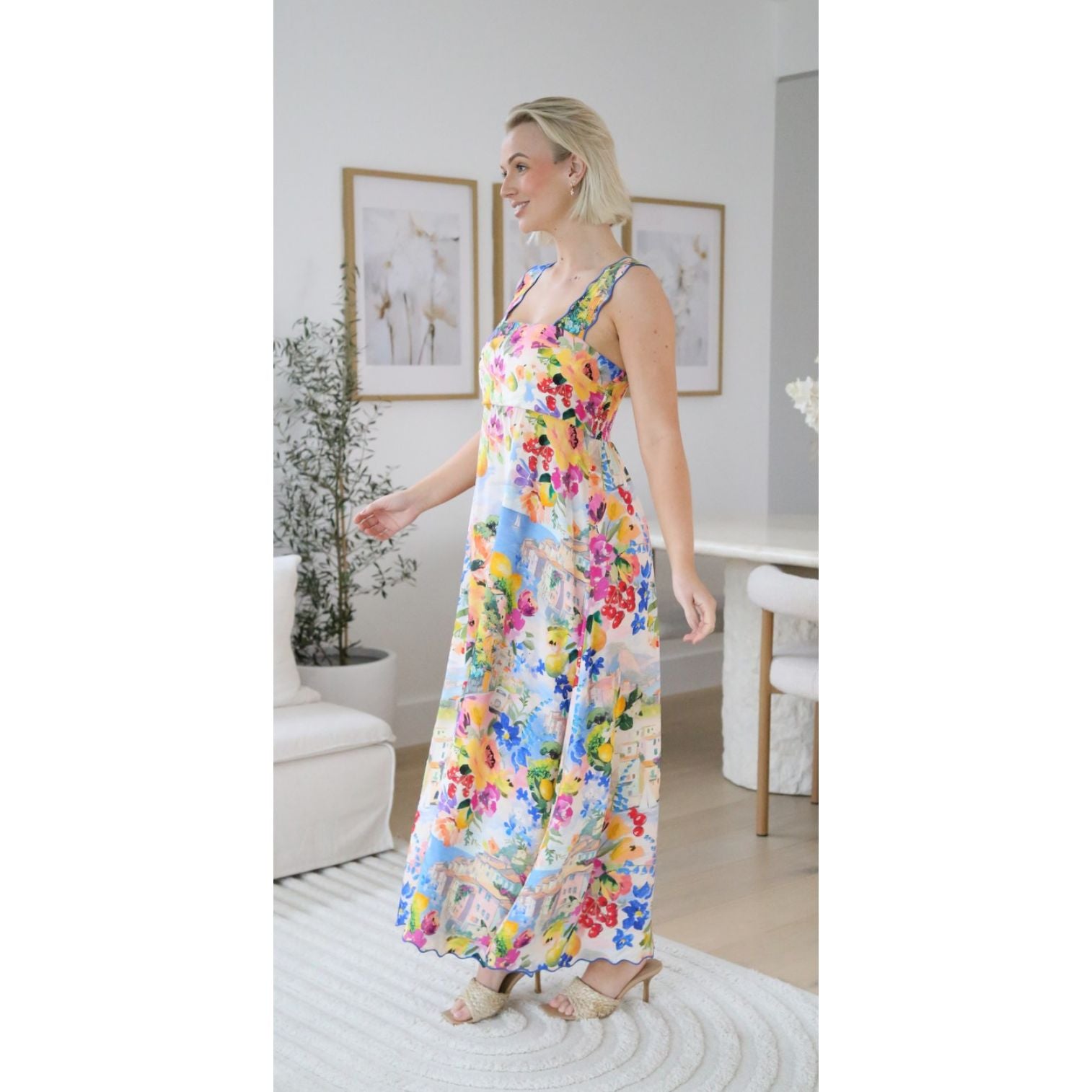 portfofino vibrant italian maxi dress