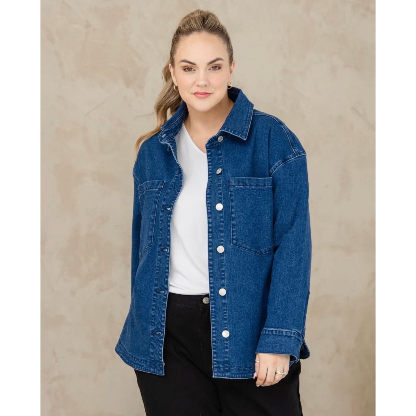 Theresa Denim Shacket