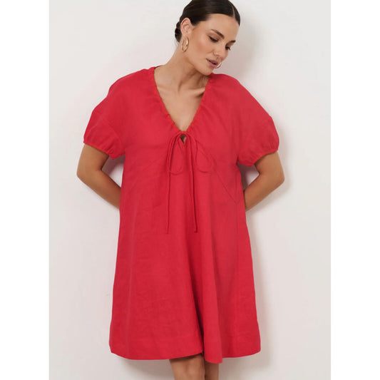 Front view Merry red dress