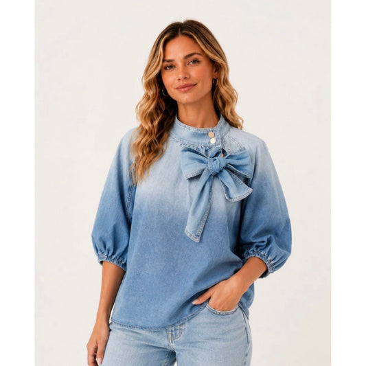 Tamara denim top