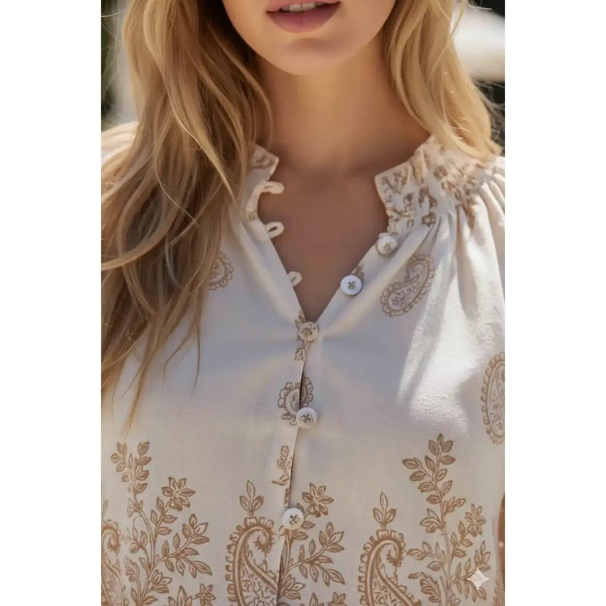 Sienna Paisley Rayon Blouse