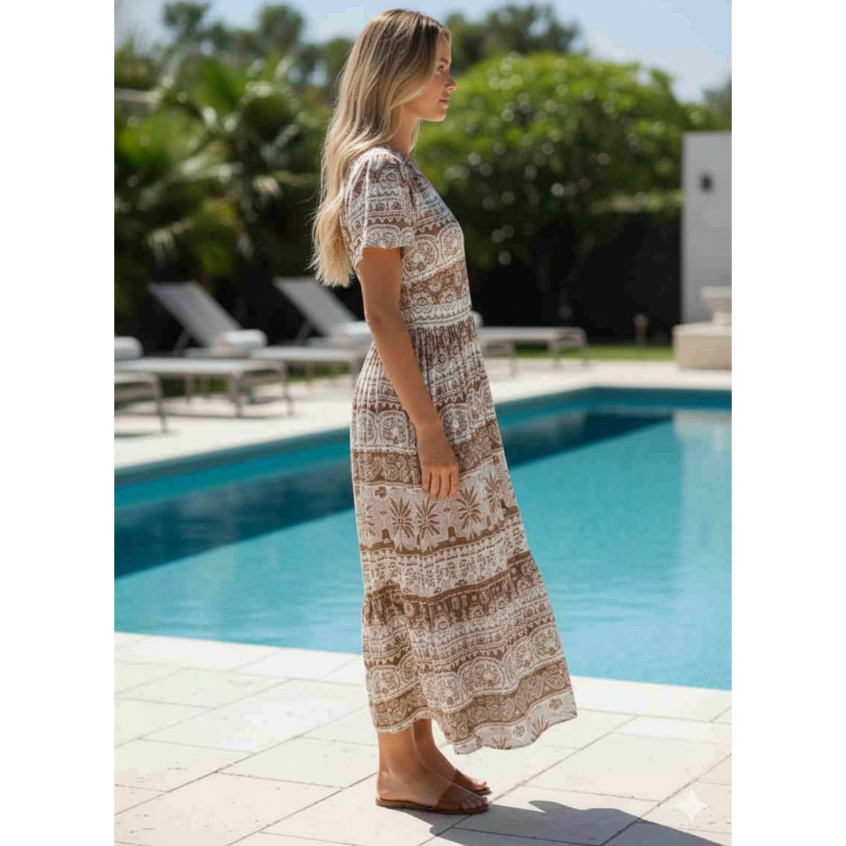 Savannah Rayon Maxi Dress