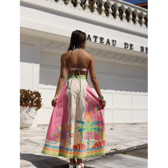 Rio Maxi Halter Dress