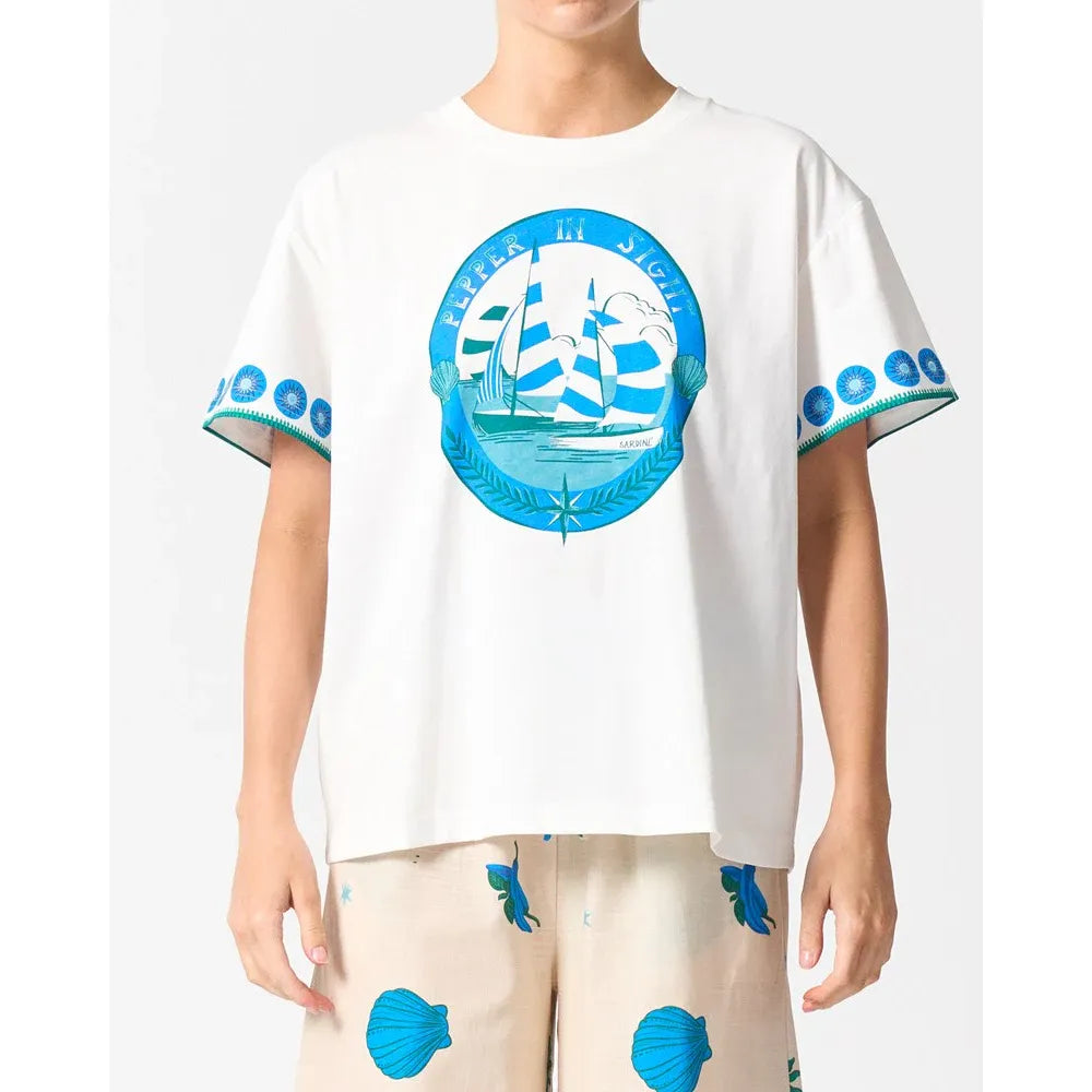 Lison Andiamo Cotton Tee close up