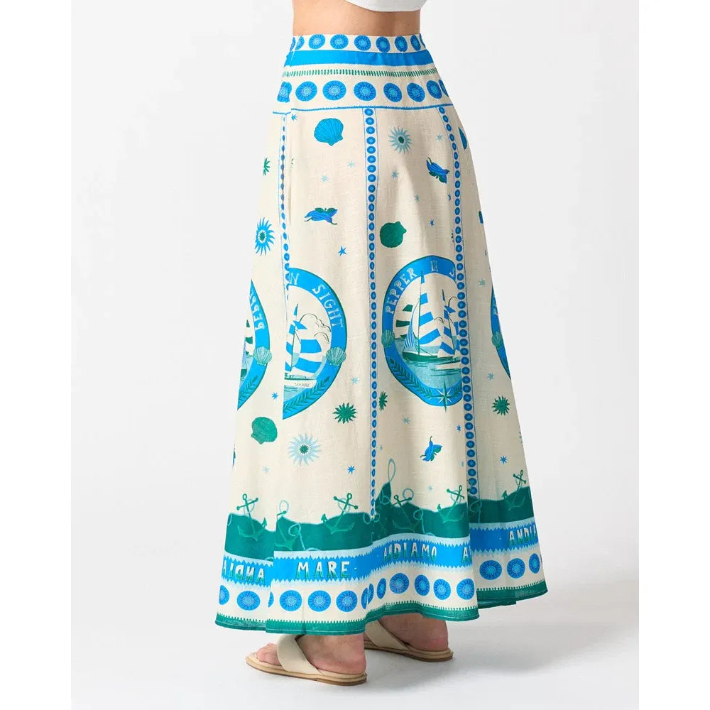 Milan Andiamo Maxi Skirt back design