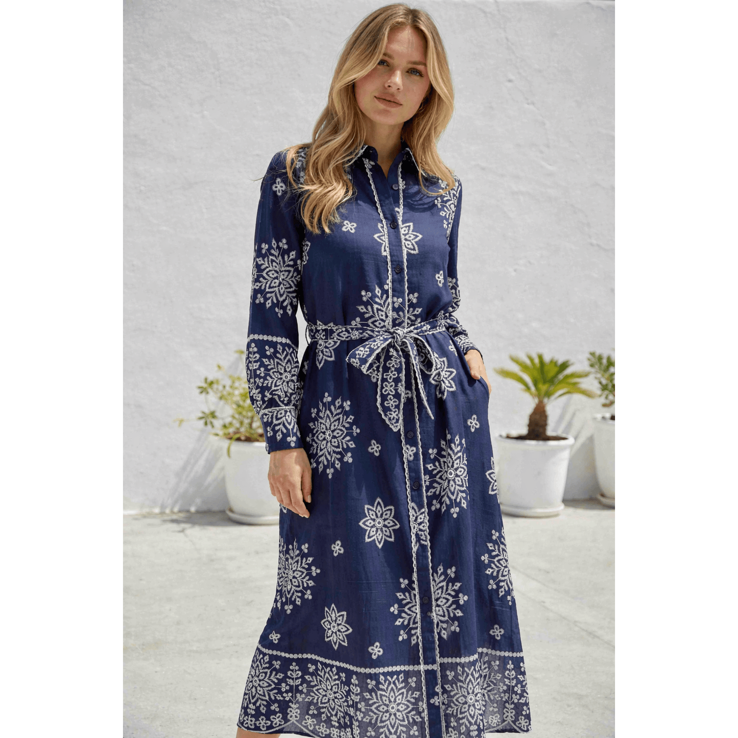 Olivia Deep Navy Dress