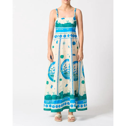 Sardinia Andiamo Cotton Maxi Dress details