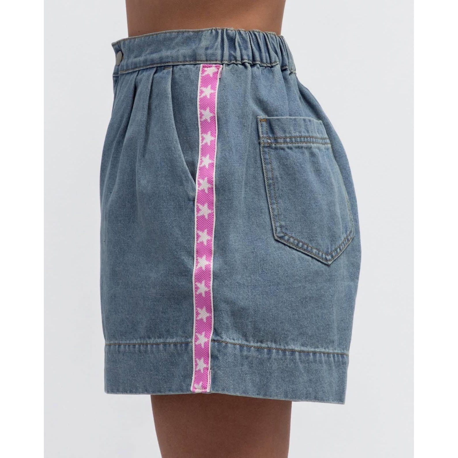 star shorts side view