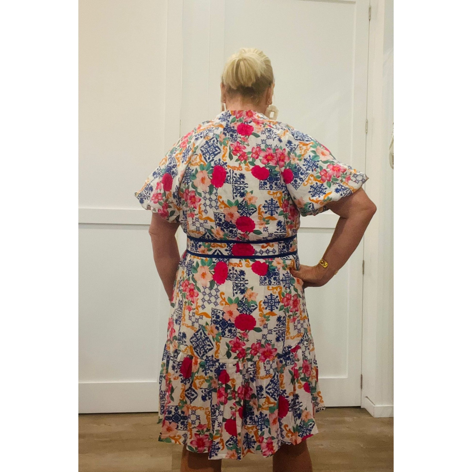 rachel dress back view